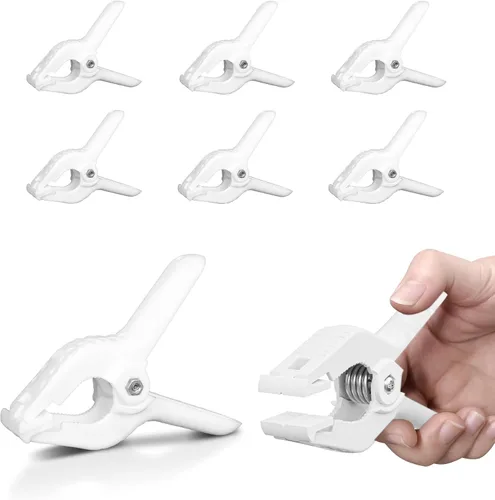 Miniatura 16 de EMART Paquete de 6 Abrazaderas de Resorte para Muselina Resistentes, Clips de Fondo de Cabina de Fotos de 4.5 Pulgadas para Estudio de Fotografía