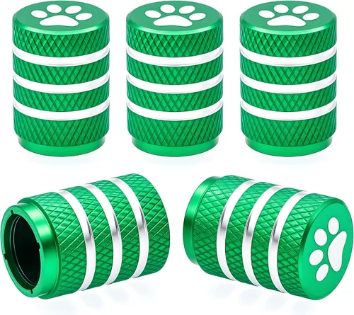 Miniatura 30 de 4 piezas de tapas de válvula de rueda con forma de punta, válvula de rueda de aleación de aluminio con punta, universal para automóviles, SUV