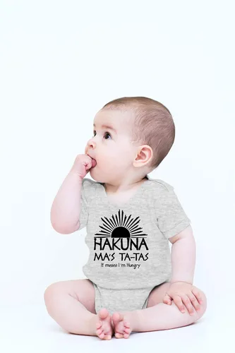 Miniatura 2 de Mameluco Cbtwear Hakuna Ma's Ta-Tas, divertido, bonito, de una pieza, novedad para bebé