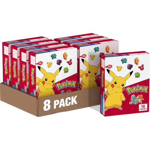 Miniatura 9 de Pokemon - Snacks con sabor a frutas, sin grasa y sin gluten, 17.6 onzas (22 bolsas)
