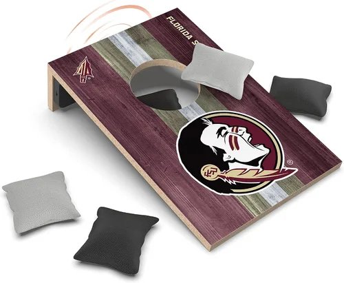 Miniatura 20 de SOAR Juego de Cornhole de mesa NCAA y altavoz Bluetooth