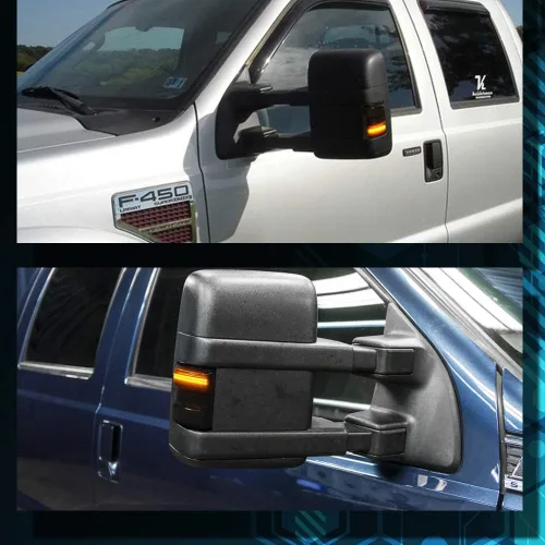 Miniatura 6 de Luz de marcador LED para espejo de 2008-2016 Ford F250 F350 F450 Super Duty, luz de señal de giro ámbar, lente ámbar