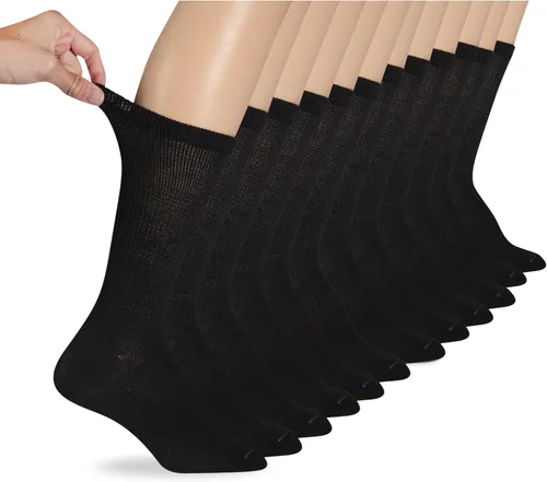 Miniatura 24 de Dr. Scholl's Calcetines circuladores y diabetes para mujer – Paquetes de 4, 6 y 12 pares – Control de la humedad no vinculante