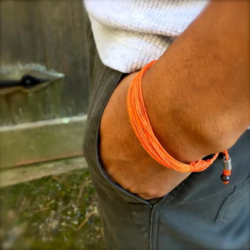 Miniatura 174 de Rumi Sumaq Pulsera de concientización para hombres, mujeres y niños – Pulsera de apoyo tejida ajustable anudada a mano – Pulsera de conciencia sutil