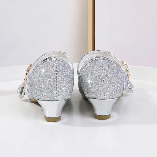 Miniatura 5 de Cadidi Dinos Zapatos de vestir para niñas, zapatos de fiesta de boda, zapatos de tacón Mary Jane Princesa (bebéniño pequeñoniño grande)