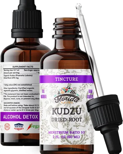 Extracto de Kudzu – Suplemento orgánico de raíz de Kudzu – Planta natural de Kudzu – Extracto de raíz de Kudzu – Suplemento sin alcohol – Fabricado