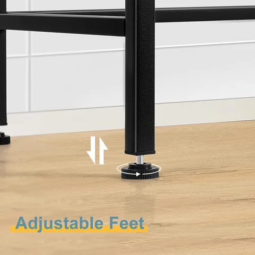 Miniatura 6 de Mesa de consola estrecha y larga para sofá, mesa de entrada, mesa de consola negra para puerta delantera, mesas decorativas delgadas para entrada