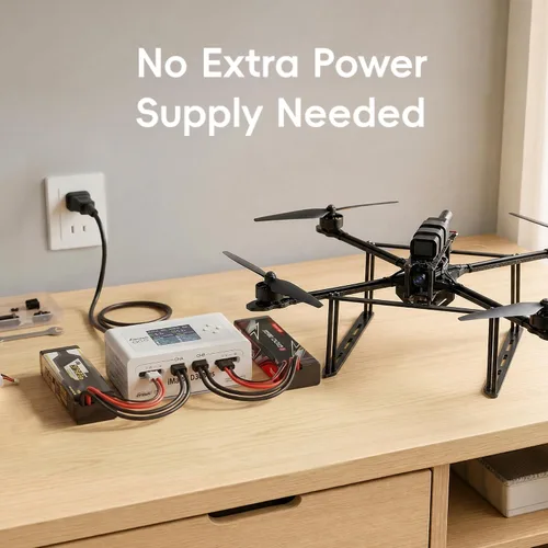 Miniatura 7 de Gens Ace iMARS D300 Plus Lipo Cargador de batería Dual Lipo Cargador 16A AC 300W DC 700W Bluetooth App Controlado Smart Fast Balance Cargador
