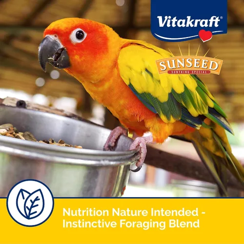 Miniatura 3 de Sunseed Vita Prima Conure Food - Mezcla rica en nutrientes con frutas, verduras y semillas que apoya plumas, ojos y energía activa saludables