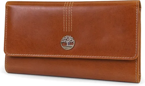 Miniatura 12 de Timberland - Cartera de piel con solapa RFID para mujer, Rojo, talla única