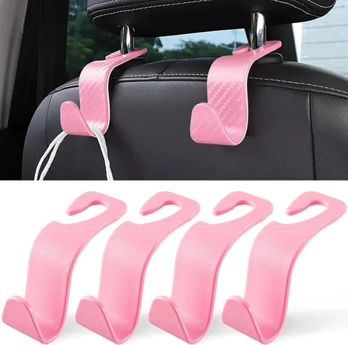 Miniatura 15 de LivTee - Gancho para reposacabezas de asiento de coche, ganchos para asientos de auto, organizador de almacenamiento interior, accesorios para Bling