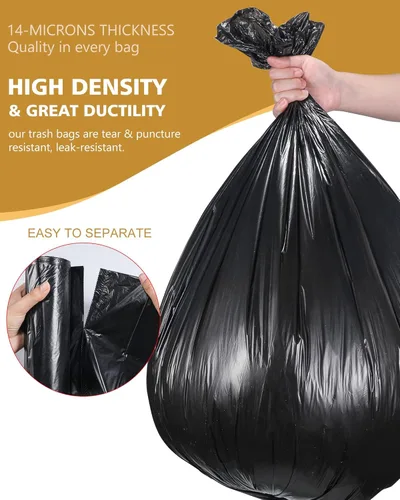 Miniatura 3 de AYOTEE - Bolsas de basura de 16 a 20 galones sin perfume, 50 unidades a granel (30 x 36 pulgadas), bolsas de basura de 16 galones para cocina alta