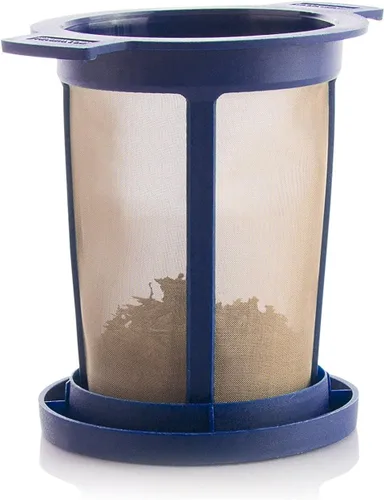 Miniatura 12 de Finum 63/421.41.00 - Cesta flotante de infusión de té y especias de hojas sueltas de acero inoxidable, tamaño grande, negro