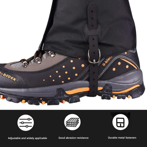 Miniatura 4 de Polainas de senderismo de camuflaje, polainas de serpiente para hombres, botas de goma impermeables para patas de zapatos para caminar, escalada