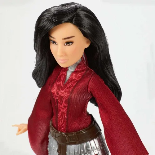 Miniatura 5 de Muñeca de moda Mulan de Disney con armadura de falda, zapatos, pantalones y top, inspirada en la película Mulan de Disney, juguete para niños