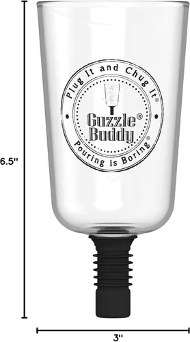 Miniatura 7 de Guzzle Buddy El mejor vaso de cerveza, regalo práctico, sé el alma de la fiesta, todo en uno, manera segura y fácil de disfrutar del alcohol, taza