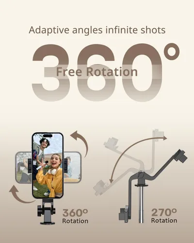 Miniatura 3 de UBeesize Trípode para selfie stick para iPhone y Android, trípode extensible de 52 pulgadas con control remoto, palos de selfie portátiles