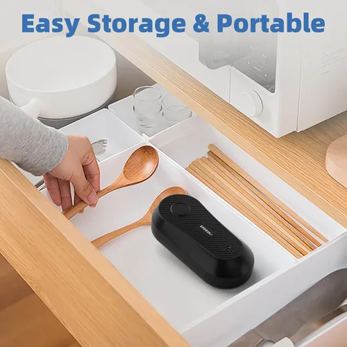 Miniatura 7 de Abrelatas eléctrico, abrelatas recargables para personas mayores y artritis, abrelatas automático de un solo toque, manos libres, borde liso