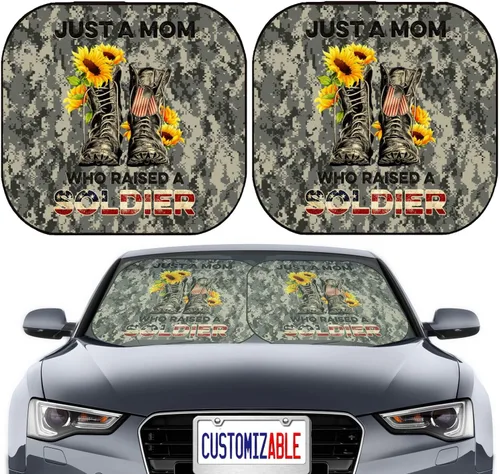 Miniatura 9 de Maizi Parasol para Parabrisas de 2 Piezas Ajuste Universal Parasoles para Parabrisas se Adapta a la Mayoría de SUV, Sedán, Camioneta, Furgoneta Logo