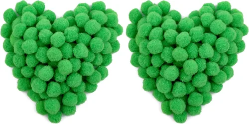 Miniatura 22 de Morfen 150 pompones para manualidades, color marrón claro, bolas de pompón mullido de 1 pulgada para manualidades, proyectos de manualidades