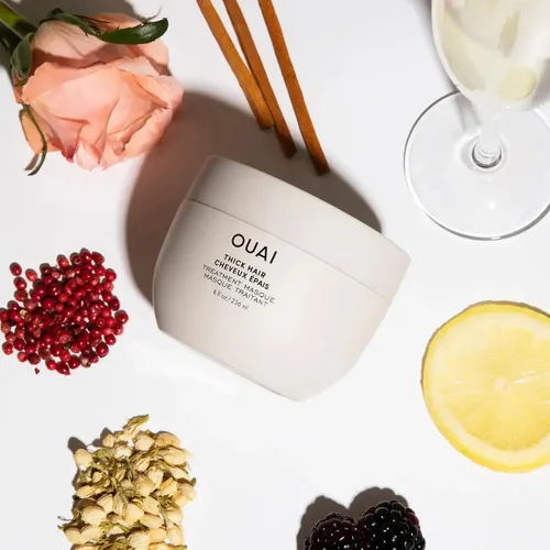 Miniatura 6 de OUAI Mascarilla gruesa para el cabello – Mascarilla para el cabello acondicionador profundo con aceite de almendras, aceite de oliva y queratina