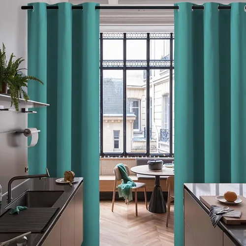 Miniatura 235 de RYB HOME - Cortinas extralargas de privacidad, para bloquear luz, de techo a suelo, para comedor, oficina, sala de estar, cine en casa, patio, 8.3