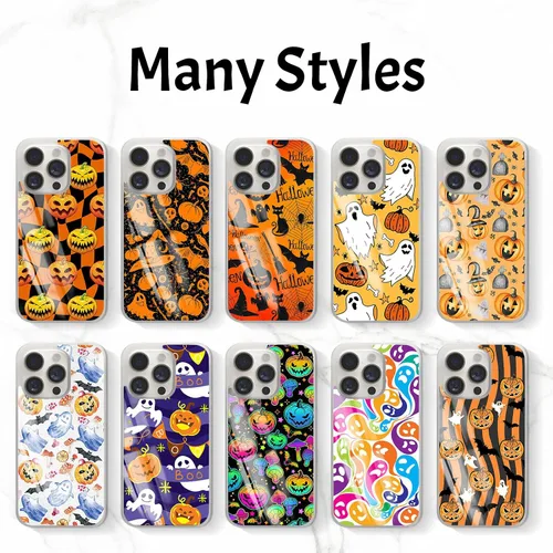 Miniatura 3 de Lindas fundas de teléfono de Halloween para iPhone 11, 12, 13, 14 Pro Max Plus Mini Samsung Galaxy S21 S22 Ultra Plus Plus Plus