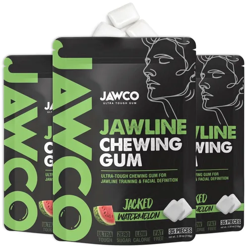 Miniatura 11 de JAWCKO Chicle Ultra-Resistente para Mandíbula Obtén una Mandíbula Más Fuerte y Cuadrada Chicle Duro de Entrenamiento para Mandíbula Fuerza 15X