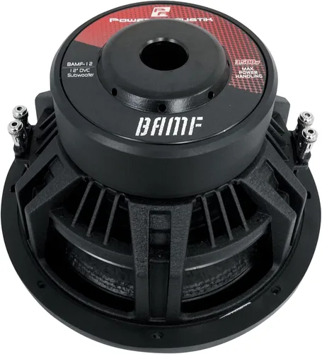 Miniatura 6 de Power Acoustik BAMF-124 BAMF Series Subwoofer (12", 3,500 vatios máximo, doble 4Ω), negro