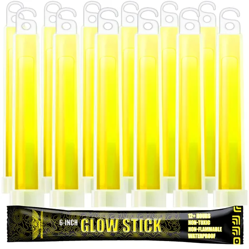 EVERLIT Barras luminosas de emergencia de supervivencia - Barras de luz de 6 pulgadas para kit de primeros auxilios, kit de supervivencia, camping,