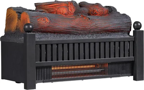 Miniatura 2 de Duraflame® Set de troncos eléctricos 1,000 pies cuadrados Calentador infrarrojo, inserto de troncos falsos con llamas LED para chimeneas existentes