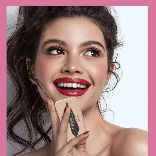 Miniatura 6 de Jabón para cejas, Jabón para peinar cejas 3D, Gel transparente para cejas con cera natural y duradera para cejas