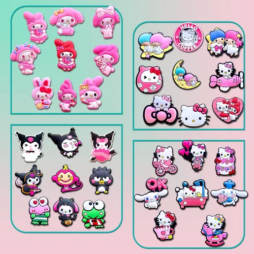 Miniatura 5 de 35 dijes de cocodrilo para decoración de sandalias de zapatos kawaii para niñas, mujeres, adolescentes, adultos, recuerdos de fiesta, Metal