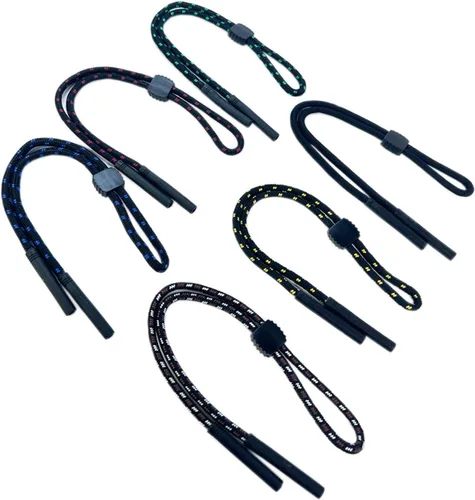 Miniatura 7 de DECKER Correa de seguridad deportiva para lentes de sol, 6 unidades, soporte para lentes de sol, para hombres y mujeres