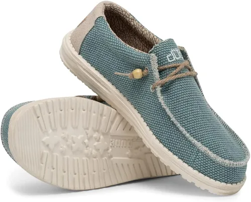 Miniatura 3 de Hey Dude Men's Wally Stitch Men's Loafers Men's Slip On Shoes Comfortable & Light