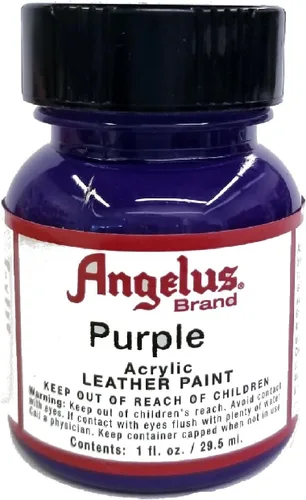 Pinturas acrílicas Angelus, 1 oz, color púrpura Morado