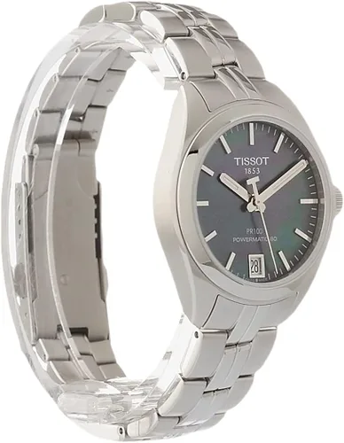 Miniatura 3 de Tissot Reloj automático suizo PR 100 para mujer gris acero inoxidable 16 T101207112100 Gris Reloj automático
