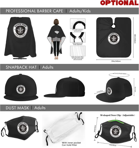 Miniatura 5 de Chaleco de peluquero personalizado para hombre, ropa de trabajo con logotipo de peluquería personalizada, chaqueta con nombre de peluquero, uniforme