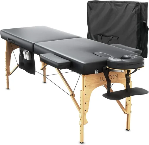 Miniatura 9 de Mesa de masaje de espuma de alta calidad, portátil, plegable, altura ajustable, 72 pulgadas de largo y 27 pulgadas de ancho, mesa de tatuaje