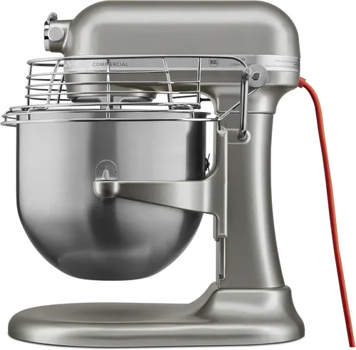 Miniatura 6 de KitchenAid KSMC895CU - Mezclador comercial de encimera de 8 cuartos con protector de tazón, 10 velocidades, impulsado por engranajes, contorno