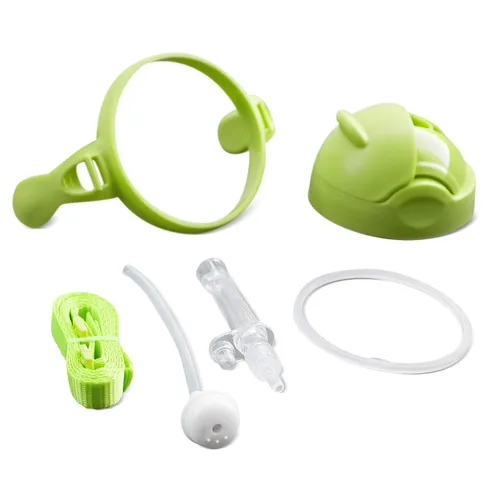 Miniatura 5 de Kit de conversión de vaso con popote con peso 3 en 1 para botellas de Comotomo, versátil, a prueba de fugas, solución fácil de usar para bebés
