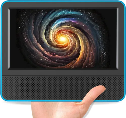 Miniatura 3 de Jexiop Mini TV portátil de 7 pulgadas y pantalla IPS 1080P, sintonizador digital ATSC, salida de auriculares, puerto USB/TF, entrada HDMI, DC-12V