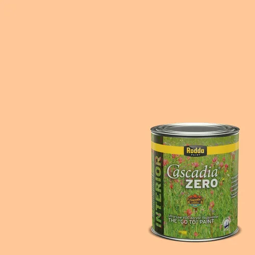 Miniatura 259 de Rodda Paint CASCADIA ZERO - Pintura plana e imprimación para interiores en uno, cuarto de galón, crema de ballet