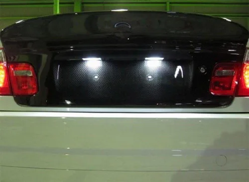 Miniatura 4 de iJDMTOY OEM-Fit - Kit de luces LED completas para placa de matrícula de 3 W, compatible con BMW 1998-2003 E46 Pre-LCI 325ci 330ci Coupe, 2000-2001