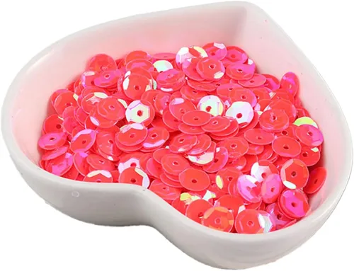 Miniatura 32 de Zhiheng Surtido de 4 tamaños de 0.157 in, 0.197 in, 0.236 in, 0.315 in, lentejuelas redondas con agujeros, paillettes redondos para costura, boda