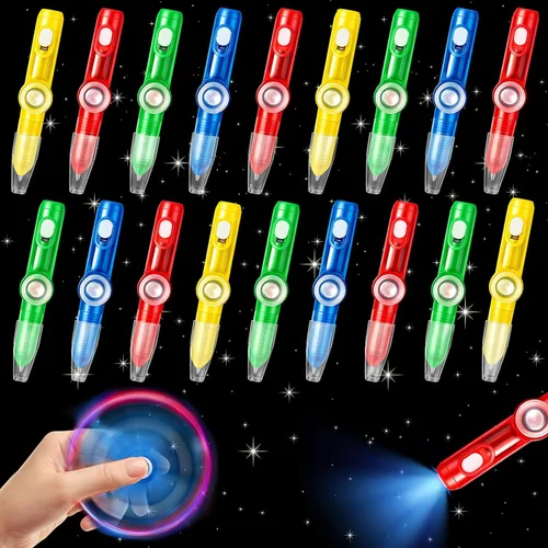 Miniatura 23 de CZWZ 8 piezas de bolígrafos de cuentas navideños, bolígrafos de plástico con cuentas y cuentas de silicona multicolor, bolígrafos navideños