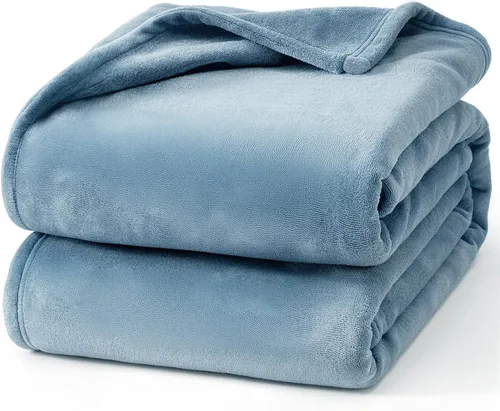 Miniatura 10 de Hansleep Manta de forro polar para sofá beige, súper suave manta de franela esponjosa y acogedora para todas las estaciones, beige, manta de 50x60