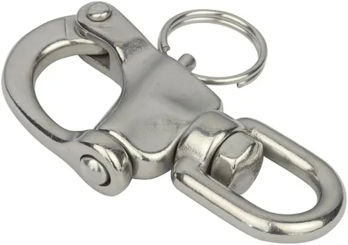 Miniatura 3 de Grilletes giratorios de acero inoxidable 316 con pasador de liberación rápida para barco, correa de perro, pulsera, cámara de 3
