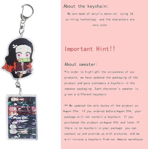 Miniatura 4 de JOOJER Anime Slayer Tanjirou Zenitsu y otras figuras, sudadera unisex estampada para cosplay