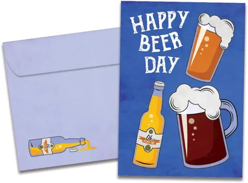 Miniatura 9 de Tree-Free Greetings - Tarjeta de cumpleaños - Diseños artísticos - 1 tarjeta + sobre a juego - Hecho en Estados Unidos - Papel 100% reciclado - 5 x